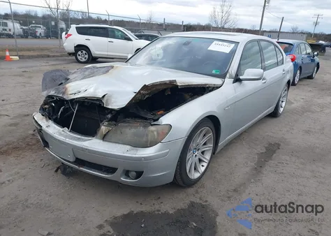 2006 BMW 750Li z USA, uszkodzony, nr VIN WBAHN83556DT26689